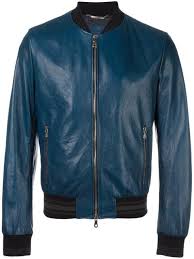 Dolce Gabbana Leather Bomber Jacket Dolcegabbana Cloth Jacket Blue Jacket Men Leather Flight Jacket Mens Summer Jackets