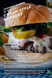 Try This Easy Recipe For Cuban Style Burgers You Ll Need Ground Beef Worcestershire Sauce Salt Pepper Delicious Burgers Stuffed Peppers Dill Mustard Sauce