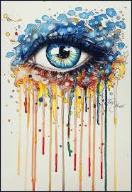 Colorful Art By Svenja Jodicke Just Imagine Daily Dose Of Creativity Colorful Art Art Eye Painting