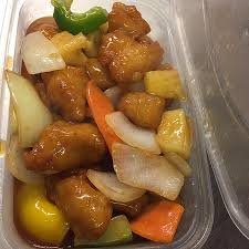 Cantonese sweet and sour chicken. Sweet And Sour Chicken Cantonese Style Picture Of Great China Takeaway Leicester Tripadvisor
