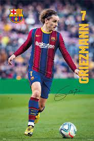 What you think about this story? Fc Barcelona Griezmann 2020 2021 Poster Plakat Kaufen Bei Europosters