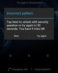 Power off and then power on your android device. How To Unlock Android Phone After Many Pattern Attempts