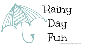That's a recipe for bored or restless children. Rainy Day Fun My Mini Adventurer