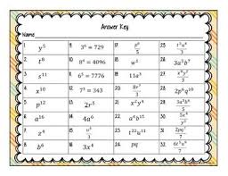 Exponent Rule Quotient Rule Task Cards Quotient Rule Task Cards Exponent Rules