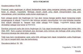 6 Contoh Kata Pengantar Proposal Usaha Doc Pdf