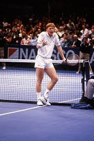 Boris Becker During The 1988 Nabisco Masters Circa 1988 At Madison Boris Becker City Garden Urban Garden