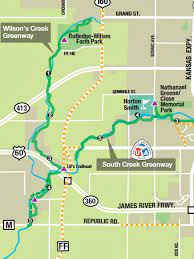 Springfield Greenway Trails Map Wilson's Creek Greenway Trail In Springfield Gets National Recognition