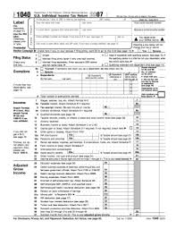 There are two main exceptions: 2007 Form 1040 Fill Out And Sign Printable Pdf Template Signnow
