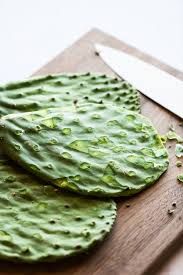 Start by scraping the prickles off the cactus paddles and trimming the edges. How To Cook Nopales Cactus Paddles Isabel Eats