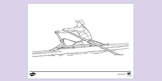 Pick your favorite color and start coloring! Free Paralympics Rowing Colouring Colouring Sheets