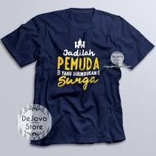18 model baju muslim 2019 untuk lebaran pesta keluarga harian. Kaos Dakwah Islami Jadilah Pemuda Yang Dirindukan Surga Baju Distro Muslim Santri Religi 1525 Shopee Indonesia