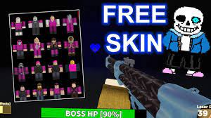Free Sans Skin Effect In Arsenal Roblox Youtube