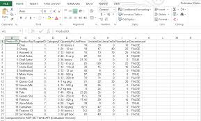 The contents from the excel sheet are converted to json string and saved in a file. How To Generate Excel From Xml And Json Data Using C Componentone