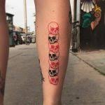 Feminine skull tattoos on pinterest | lower leg tattoo. Small Paper Boat Tattoo Tattoogrid Net