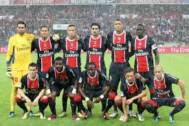 Foto do elenco do psg. Psg