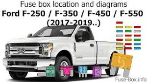 By continuing to use this site you consent to the use of cookies on your device as described in our cookie policy unless you have disabled them. Fuse Box Location And Diagrams Ford F Series Super Duty 2017 2019 Youtube