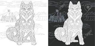 These free, printable summer coloring pages are a great activity the kids can do this summer when it. Coloring Page Coloring Book Colouring Picture With Husky Dog Drawn In Style Antistress Freehand Sketch Drawing Vector Illustration Royalty Free Cliparts Vectors And Stock Illustration Image 109148230