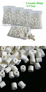 Pond Filter Media And Accs 85757 Large Bio Ceramic Rings Media In 5 Bags For Aquarium Pond Reef Canister Filters Pond Filter Media Ceramic Rings Pond Filters