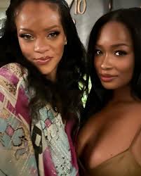 Rihanna with family in Barbados