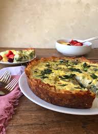 Spinach Artichoke Quiche With Cheesy Hash Brown Crust This Gluten Free Take On A Brunch Classic Makes Cooking Light Recipes Quiche Recipes Breakfast Recipes