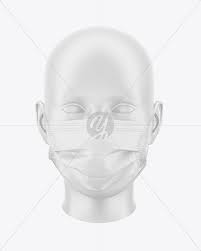 Download Face Mask Mockup In Apparel Mockups On Yellow Images Object Mockups