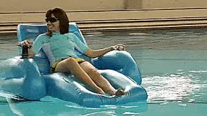 The motorized pool float is the perfect pool toy that anyone could possibly. There S Now A Motorized Pool Lounger That Lets You Scoot Around The Pool