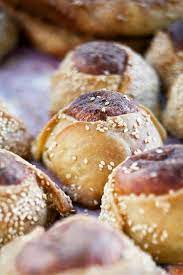 Greek yogurt makes it wonderfully tangy. she tops the panna cotta with dried apricots that she's plumped in wine and honey. Flaounes Easter Pastry Cyprus Food Cypriot Food Greek Desserts