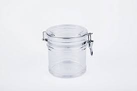 The cover has a simple round grip handle, and the clear acrylic lets you see what's inside immediately…like croissants or fresh baked cookies. Clear Acrylic Airtight Jar Canister With Locking Clamp Lids 70 Ounce Food Storage Container 9 4 Inchx5 1 Inch 1 Pack Walmart Com Walmart Com