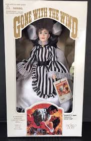 Gone With The Wind World Doll Scarlett O Hara 71163 Black White Dress Gone With The Wind Black White Dress Scarlett O Hara
