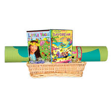 Whether you're a beginner trying to stay healthy or want to improve your athletic performance, we have the programs for you. Gift Basket With Award Winning Kid S Yoga Dvds Kid S Eco Yoga Mat Snacks