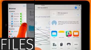 Watch Apple S New Files App For Ios 11 Apple New App Ios 11
