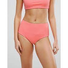 Weekday Latitude High Waist Bikini Bottom 15 Liked On Polyvore Featuring Swimwear Bikinis Bikini High Waisted Bikini Bikinis High Waisted Bikini Bottoms
