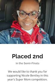 Natalie (Ogden Mom) has moved into the quarter finals. Please click the  link and cast your free vote.