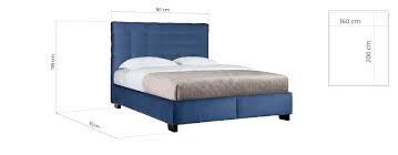 Letto matrimoniale facile da montare. Letto Matrimoniale Contenitore Blu Di Velluto 160 X 200 Arrediorg It