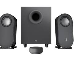 Imagen del subwoofer y satélites Logitech Z407