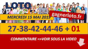 Resultat Tirage Loto Mercredi 15 Mai 2019 Youtube