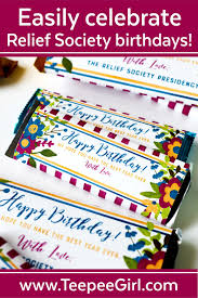 Bishops Storehouse Order Form 2020 Relief Society Birthday Chocolate Candy Bar Wrapper Relief Society Birthday Birthday Chocolate Bar Wrappers Bar Wrappers