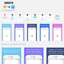 On store screens, you can create projects that can contain multiple screenshots. Iphone App Store Screenshots Template For Sketch Uxfree Com