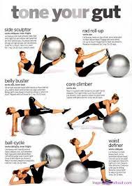 To Tone Your Gut Easy Friday Workout Exercise Ball Exercises