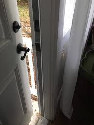 Door swing direction a buildings exit pathway typically consists of and exit pathway with hallways containing doors from offices, restrooms, mechanical rooms, leading to the exterior. Was My Exterior Door Installed Backwards Home Improvement Stack Exchange