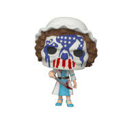 As the title suggests, this time it's all about politics and all the ads for this film has a twisted nationalistic vibe to it. The Purge Election Year Lady Liberty Funko Pop Vinyl Pop In A Box Us
