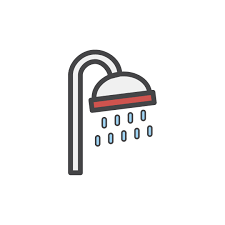 Illustration Of A Shower Head Shower Heads Shower Vector Icons Free