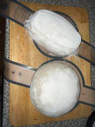 Sourdough in a loaf pan with all-purpose flour