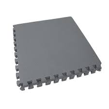 Clevr 100 Sq Ft Eva Interlocking Foam Mat Floor Exercise Gym Charcoal Grey Foam Flooring Gym Flooring Foam Mat Flooring