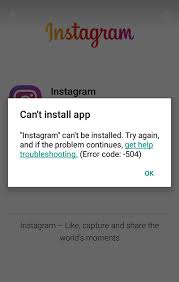 With digitalization many opt to use ebooks and pdfs rather than traditional books and papers. Instagram Can T Be Installed Due To Error Code 504 Android Fix