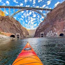 A glass bottom kayak, that is crazy, you may say. Hoover Dam Kayak Tour Archives Blazin Paddles