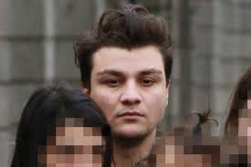 Police helicopter thermal imaging camera films loyal dog standing guard  over pensioner who got stuck in mud