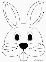 Cut out the shape and use it for coloring, crafts, stencils, and more. Coloring Rabbit Face Easter Bunny Template Bunny Crafts Easter Kids