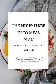 If you are limiting carbs, look at the ratio of usable carb (or effective or net carb) compared to fiber. 11 High Fibre Keto Foods The Meal Plan You Didn T Know You Needed The Nourished Mind