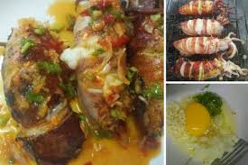 Tos n ketepikn bendi 8 biji d potong sedang bungkus kemas n bakar dlm kuali or dlm oven dlm 15 min. Resipi Sotong Sumbat Sos Ala Thai Paling Padu Sedap Uihhh